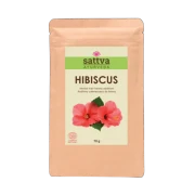 ZAKWASZACZ ROŚLINNY DO HENNY HIBISKUS ECO 70 g - SATTVA (AYURVEDA)
