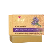 MYDŁO W KOSTCE DO CIAŁA KUMKUMADI ECO 100 g - SATTVA (AYURVEDA)