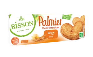 CIASTKA FRANCUSKIE MAŚLANE PALMIERY BIO 100 g - BISSON