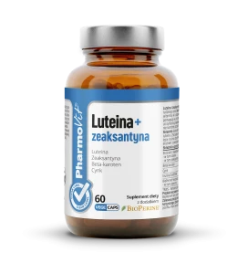 LUTEINA + ZEAKSANTYNA BEZGLUTENOWA 60 KAPSUŁEK - PHARMOVIT (CLEAN LABEL)