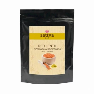SOCZEWICA CZERWONA POŁÓWKI 1 kg - SATTVA (FOODS)