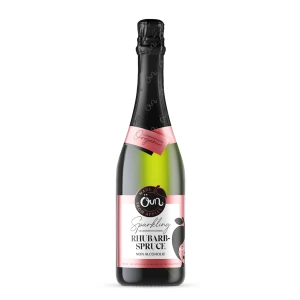 NAPÓJ BEZALKOHOLOWY RABARBAROWO - ŚWIERKOWY MUSUJĄCY BIO 750 ml - OUN