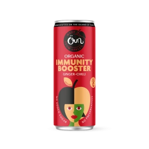 NAPÓJ MUSUJĄCY NA ODPORNOŚĆ IMBIR - CHILI BEZ DODATKU CUKRÓW BIO 250 ml - OUN