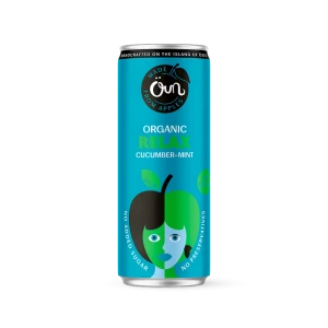 NAPÓJ MUSUJĄCY NA RELAKS OGÓREK - MIĘTA BEZ DODATKU CUKRÓW BIO 250 ml -  OUN