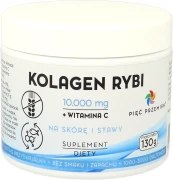 KOLAGEN RYBI W PROSZKU BEZGLUTENOWY 130 g - PIĘĆ PRZEMIAN