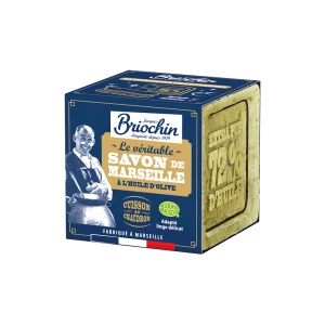 MYDŁO MARSYLSKIE W KOSTCE OLIWKOWE ECO 300 g - BRIOCHIN