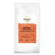 MĄKA Z PSZENICY CZERWONEJ PEŁNOZIARNISTA BIO 450 g - PROBIO