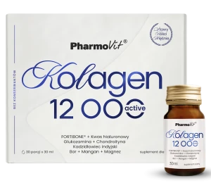 KOLAGEN (12 000 mg) ACTIVE SHOT BEZGLUTENOWY 30 ml - PHARMOVIT