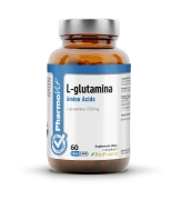L-GLUTAMINA (750 mg) BEZGLUTENOWA 60 KAPSUŁEK - PHARMOVIT (CLEAN LABEL)