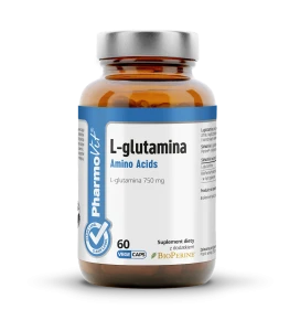 L-GLUTAMINA (750 mg) BEZGLUTENOWA 60 KAPSUŁEK - PHARMOVIT (CLEAN LABEL)