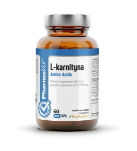 L-KARNITYNA BEZGLUTENOWA 60 KAPSUŁEK - PHARMOVIT (CLEAN LABEL)
