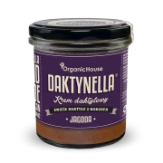 KREM KOKOS - DAKTYLE MEDJOOL - JAGODA BEZGLUTENOWY BIO 280 g - ORGANICHOUSE (DAKTYNELLA)