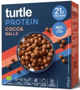 KULKI PROTEINOWE KAKAOWE BEZGLUTENOWE BIO 250 g - TURTLE