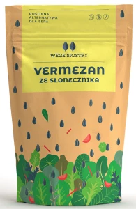 WEGAŃSKA ALTERNATYWA SERA TWARDEGO TARTEGO ZE SŁONECZNIKA BEZGLUTENOWA 90 g - WEGE SIOSTRY