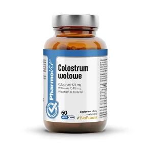 COLOSTRUM WOŁOWE BEZGLUTENOWE 60 KAPSUŁEK - PHARMOVIT (CLEAN LABEL)