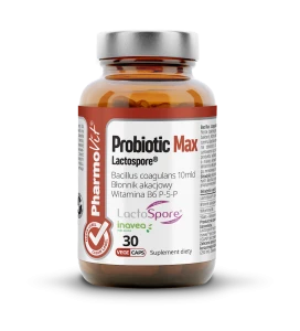 PROBIOTIC MAX BEZGLUTENOWY 30 KAPSUŁEK - PHARMOVIT (CLEAN LABEL)