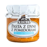 PASTA Z DYNI Z POMIDORAMI 180 g - KROKUS