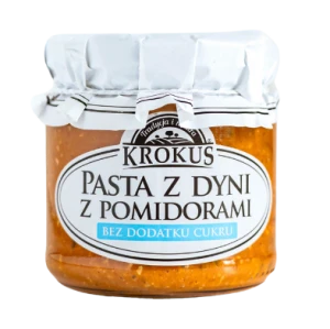 PASTA Z DYNI Z POMIDORAMI 180 g - KROKUS