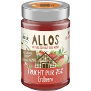 MUS TRUSKAWKOWY (75 % OWOCÓW) BEZGLUTENOWY BIO 200 g - ALLOS