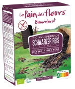 PIECZYWO CHRUPKIE CZARNY RYŻ BEZGLUTENOWE BIO 150 g - LE PAIN DES FLEURS