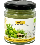 SÓL ZIOŁOWO - POTASOWA BEZGLUTENOWA BIO 120 g - PIĘĆ PRZEMIAN