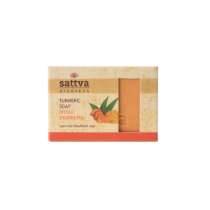 MYDŁO W KOSTCE DO CIAŁA KURKUMA 125 g - SATTVA (AYURVEDA)