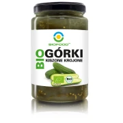 OKAZJA OGÓRKI KISZONE KROJONE BIO 750 g (500 g) - BIOFOOD
