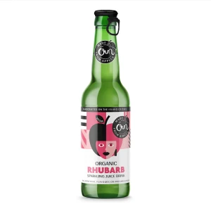 NAPÓJ MUSUJĄCY RABARBAROWY BIO 330 ml -  OUN