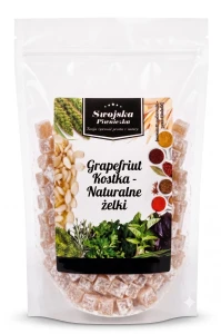 GRAPEFRUIT KOSTKA NATURALNE ŻELKI 500G SWOJSKA PIWNICZKA