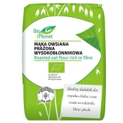 OKAZJA MĄKA OWSIANA PRAŻONA WYSOKOBŁONNIKOWA BIO 300 g - BIO PLANET