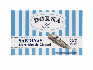SARDYNKI W OLEJU SŁONECZNIKOWYM DORNA 120G