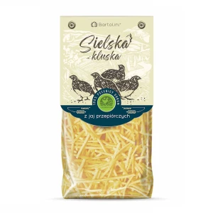 MAKARON (Z JAJAMI PRZEPIÓRCZYMI SEMOLINOWY) KRAJANKA 250 g - BARTOLINI (SIELSKA KLUSKA)