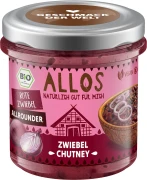 PASTA KANAPKOWA CHUTNEY CEBULOWY BEZGLUTENOWA BIO 140 g - ALLOS