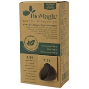 OKAZJA FARBA DO WŁOSÓW INTENSYWNY POPIELATY BLOND (7.11) 250 g - BIOMAGIC