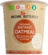 OWSIANKA BŁYSKAWICZNA JABŁKO - CYNAMON - CHIA BEZGLUTENOWA BIO 55 g - MADAME BUTTERFLY