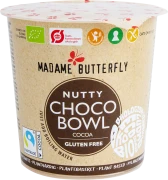 OWSIANKA BŁYSKAWICZNA CZEKOLADA - ORZECHY LASKOWE BEZGLUTENOWA BIO 55 g - MADAME BUTTERFLY