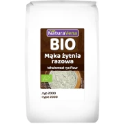 OKAZJA MĄKA ŻYTNIA RAZOWA TYP 2000 BIO 1 kg - NATURAVENA