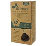 OKAZJA FARBA DO WŁOSÓW INTENSYWNY POPIELATY CIEMNY BLOND (6.11) 250 g - BIOMAGIC