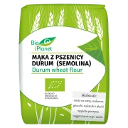 MĄKA Z PSZENICY DURUM (SEMOLINA) BIO 1 kg - BIO PLANET