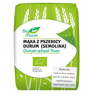 MĄKA Z PSZENICY DURUM (SEMOLINA) BIO 1 kg - BIO PLANET