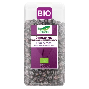 ŻURAWINA Z SOKIEM JABŁKOWYM BIO 400 g - BIO PLANET