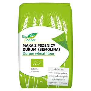 MĄKA Z PSZENICY DURUM (SEMOLINA) BIO 500 g - BIO PLANET