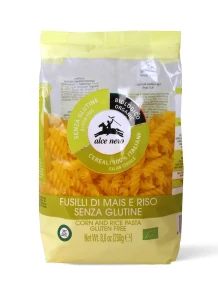 MAKARON (KUKURYDZIANO - RYŻOWY) ŚWIDERKI BEZGLUTENOWY BIO 250 g - ALCE NERO