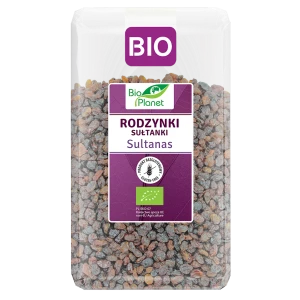 RODZYNKI SUŁTANKI BEZGLUTENOWE BIO 1 kg - BIO PLANET