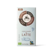 CZEKOLADA MLECZNA FAIR TRADE BIO 100 g - ALCE NERO