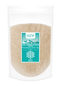 SÓL HIMALAJSKA RÓŻOWA DROBNO MIELONA 1 kg - CRYSTALLINE PLANET