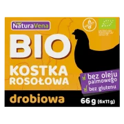 BULION - KOSTKI DROBIOWE BEZGLUTENOWE BIO (6 x 11 g) 66 g - NATURAVENA