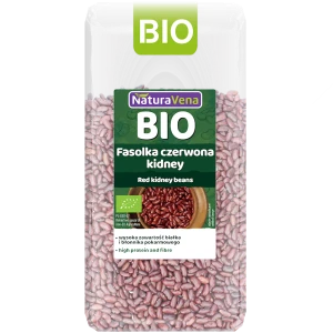 FASOLKA CZERWONA KIDNEY BIO 400 g - NATURAVENA