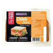 CHLEB JASNY KROJONY BEZGLUTENOWY 200 g - NATURAVENA