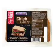 CHLEB CIEMNY KROJONY BEZGLUTENOWY 200 g - NATURAVENA